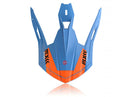 Acerbis Visor Steel Carbon/X-Pro Orange/Blue