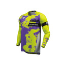 Thor MX S26 Launchmode Bleach Gray Acid Jersey Youth Size 2XS