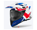 Airoh Commander 2 Reveal Blue/Red Gloss ADV Helmet Size Medium 58cm