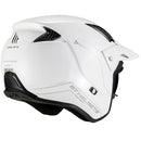 MT District SV Gloss White Open Face Helmet Size Small 56cm