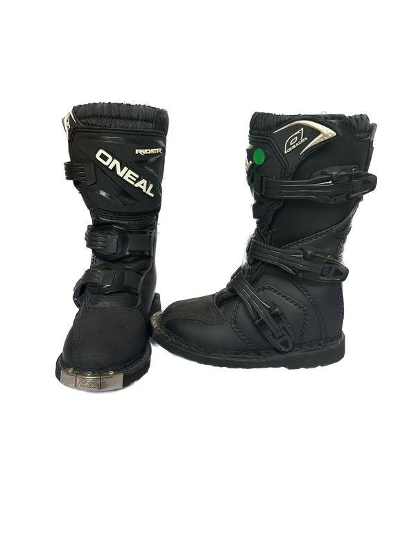Oneal Rider Offroad Dirt Black PeeWee ONEAL Boots Size US K11 /EU 30 Youth