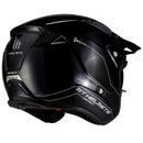 MT District SV Gloss Black Open Face Helmet Size Medium 58cm