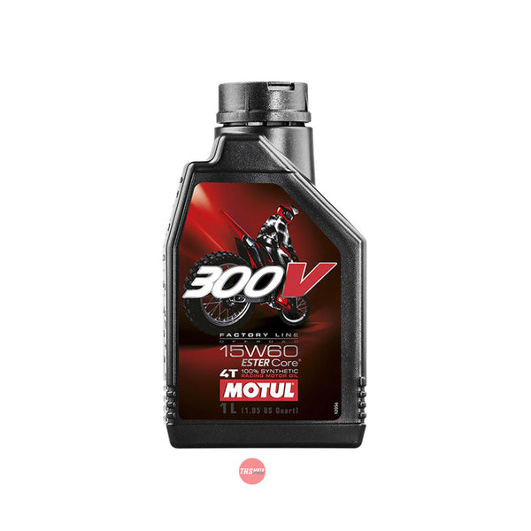 Motul 300V Factory Line Off Road 15W60 1L 100% Synthetic Racing Engine Transmission Oil 1 Litre