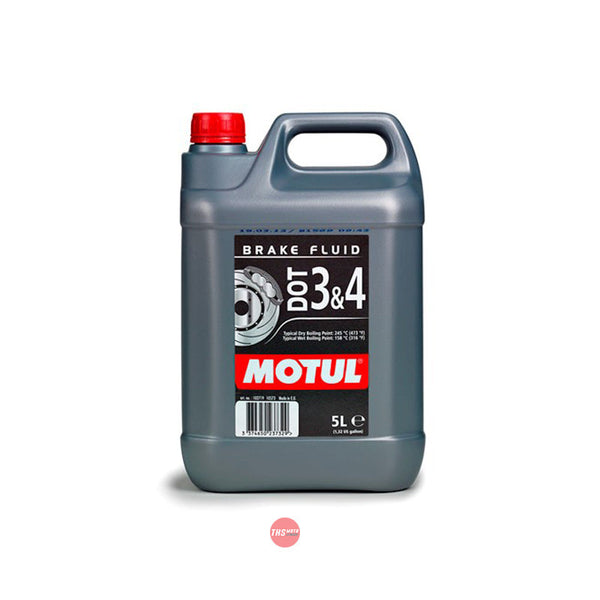 Motul Dot 3 & 4 5L (12) 100% Synthetic Clutch Brake Fluid 5 Litre