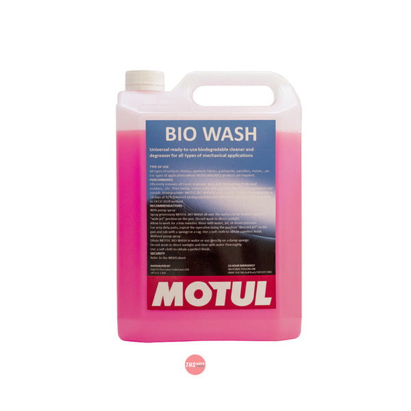 Motul Bio Wash 5L Maintenance Cleaning 5 Litre