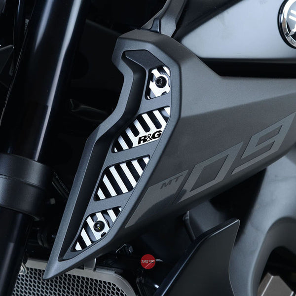 R&G Racing Air Intake Covers Yamaha MT09 PR st/less steel 2017- Stainless