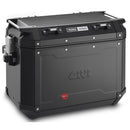Givi Cam-side Pannier Left 48LT NEW OUTBACK Aluminium BLACK