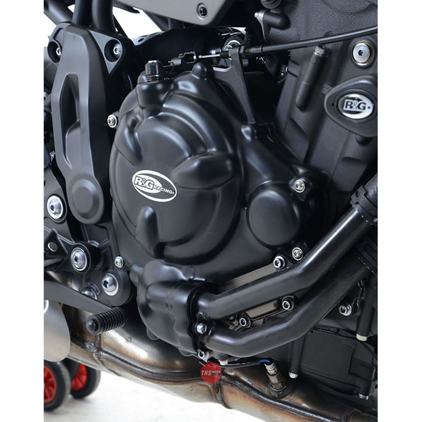 R&G Racing Engine Case Cover Yamaha 2pc MT-07 14 Tenere 700 19 Black