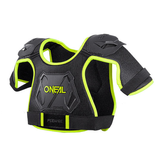 Oneal PEEWEE Neon Yellow Size Youth Medium/Large Body Armour