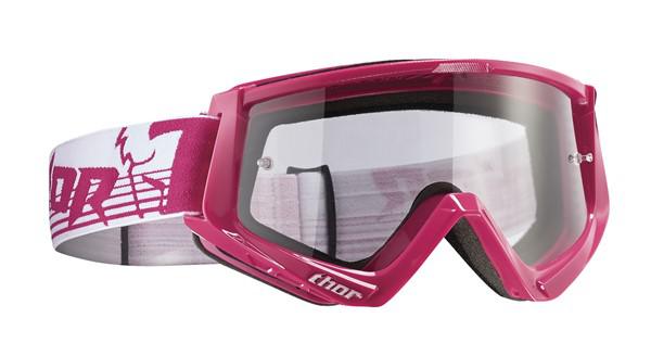 Thor Goggle Conquer Pink White
