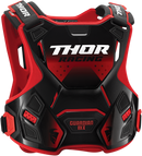 Thor Guardian Roost Chest Protector Black Red Size Youth 2XS / XS