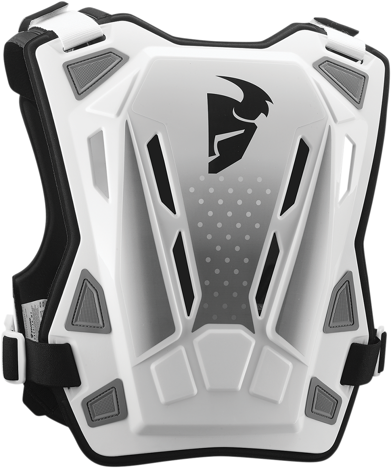 Thor Chest Protector MX Child Guardian White 2XS XS {suits most riders 18-27kg}