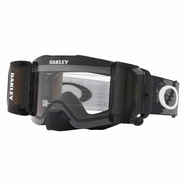 OA-OO7087-04 - Oakley Front Line MX adult goggles in Matte Black Speed frame with Clear lens and Roll-Off system