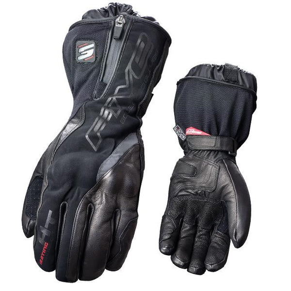 Five Gloves Hgheated Black Waterproof 2XL