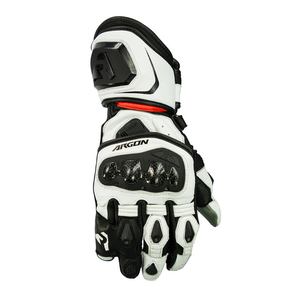 Argon Mission Glove Stealth White Red Size Small