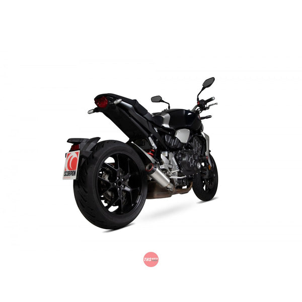 Honda CB 1000 R 18- 2018-2020 Exhaust Slip On Red Power Brushed Stainless