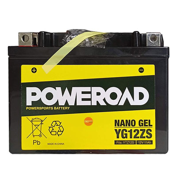 Poweroad Nano Gel Sealed Factory Activated Powersports Battery YG12-ZS