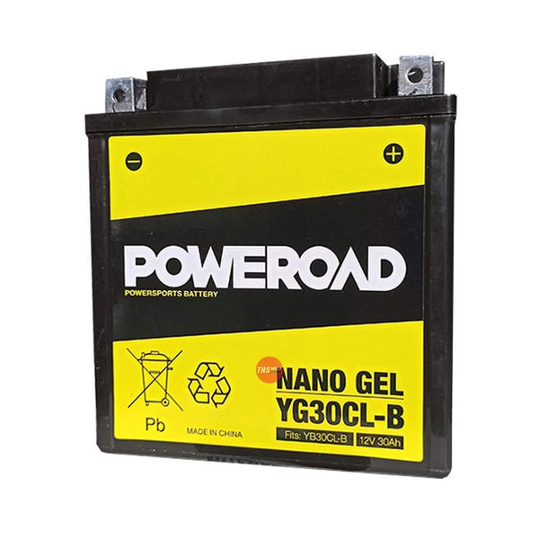 Poweroad Nano Gel Sealed Factory Activated Powersports Battery YG30CL-B