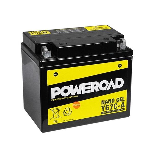 Poweroad Nano Gel Sealed Factory Activated Powersports Battery YG7C-A