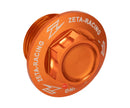 Zeta Axle Stop Bolt M20X19-P1.5 H21 Orange ZE938073