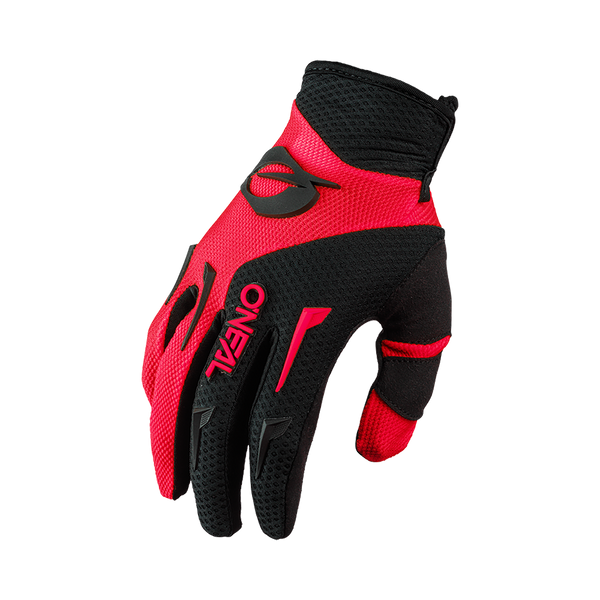 Oneal 2021 Element Gloves Red Black Size Extra Small YXS Youth XS