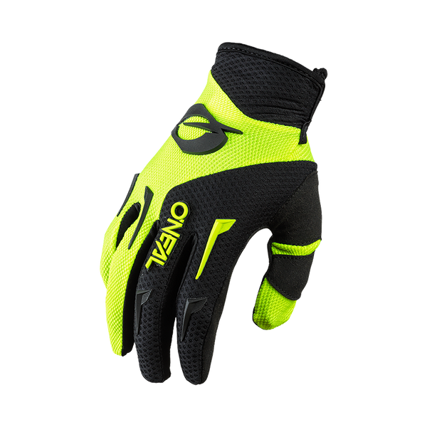 Oneal 2021 Element Gloves Neon Yellow Black Size Extra Large YXL Youth XL
