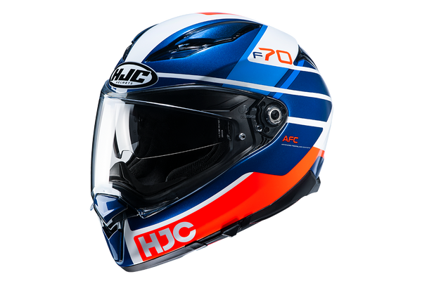 HJC F70 Tino MC21 Motorcycle Helmet Size Small 56cm