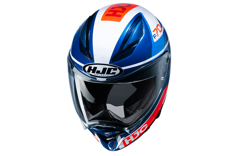 HJC F70 Tino MC21 Motorcycle Helmet Size Medium 58cm