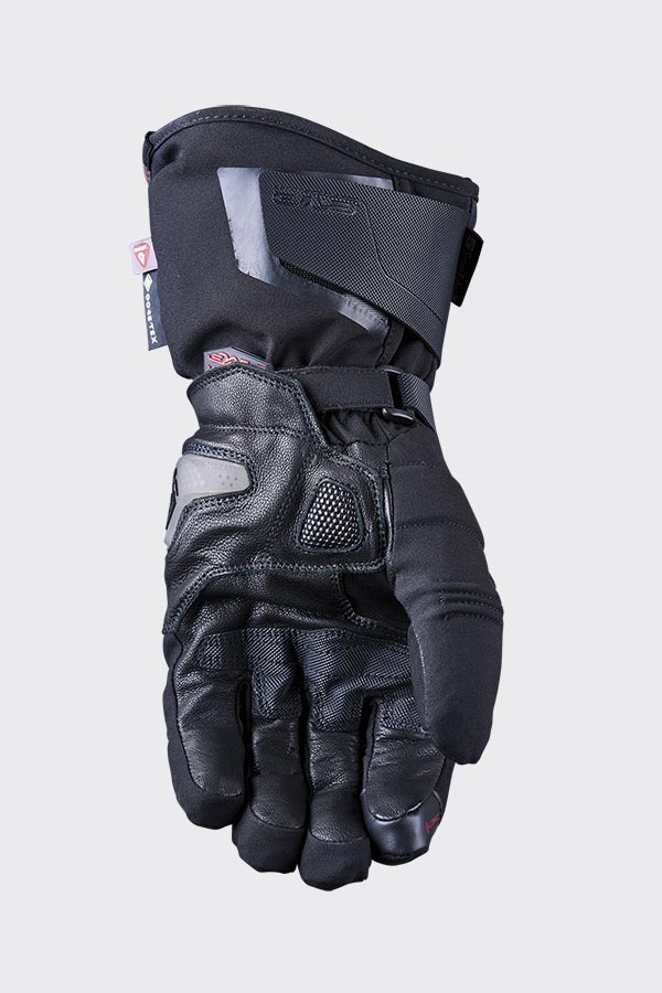 Five Gloves HG PRIME GTX Black Size Medium 9 Heated Motorcycle Gloves