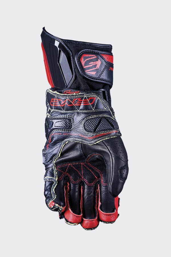 Five Gloves RFX RACE Black / Red Size Large 10 Motorcycle Gloves