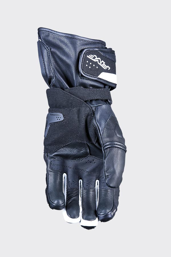 Five Gloves RFX4 EVO Black / White Size Small 8 Motorcycle Gloves