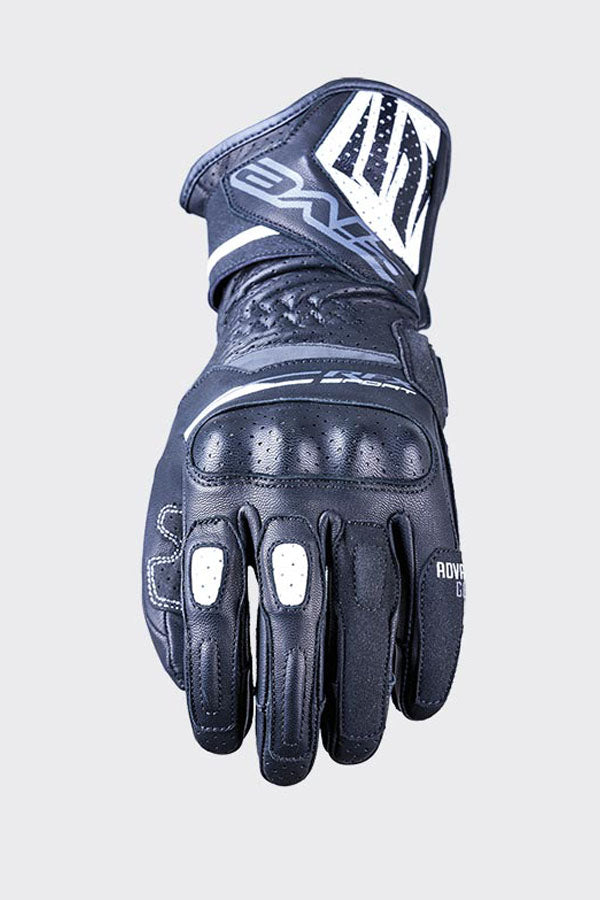 Five Gloves RFX SPORT WOMAN Black / White Size  Medium Motorcycle Gloves