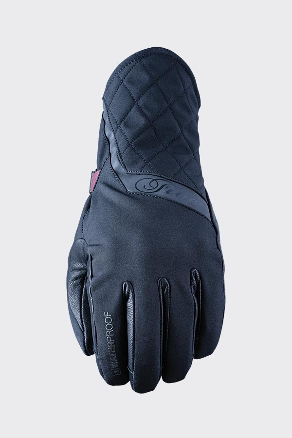Five Gloves MILANO EVO WOMAN WP Black Size Large 10 Motorcycle Gloves