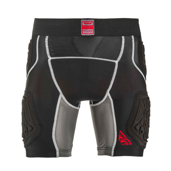Fly Racing Barricade Compression Short Black Adult Large