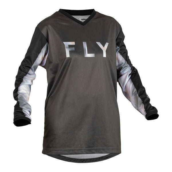 Fly Racing '23 Womens F-16 Jersey Black grey Md