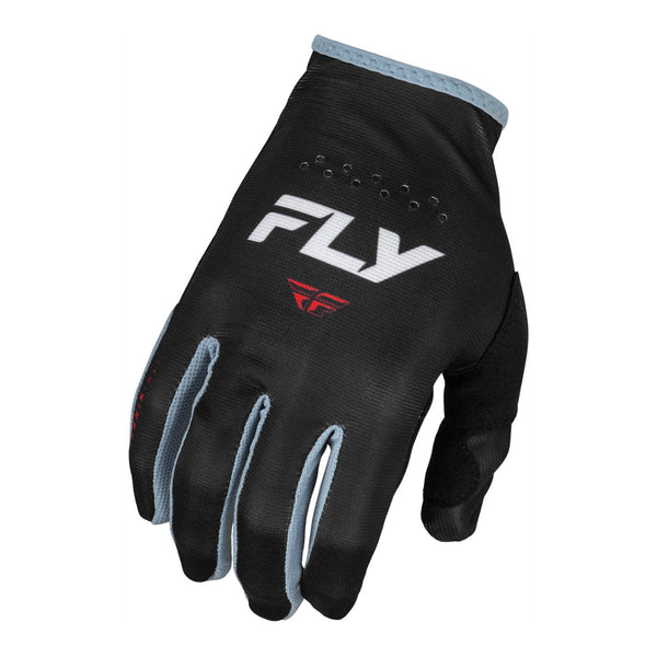 Fly Racing 2024 Lite Gloves - Black / White / Red Size XL
