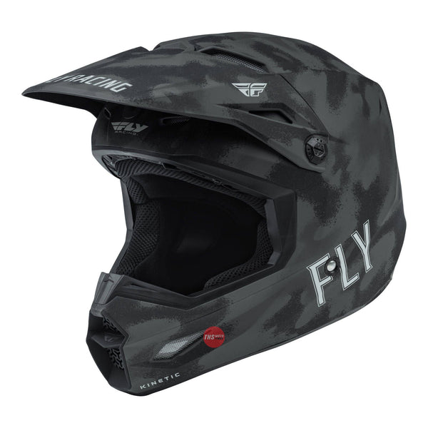 Fly Racing 2022 Kinetic S.e. Tactic Helmet Grey Camo Large