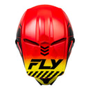 Fly Racing Kinetic Menace - Red / Black / Yellow Off Road Helmet Size Youth Medium 50cm