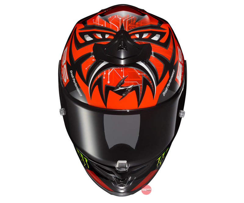Scorpion Exo-R1 Air Fabio Quartararo Monster Replica Motorcycle Helmet Size Small 55-56cm