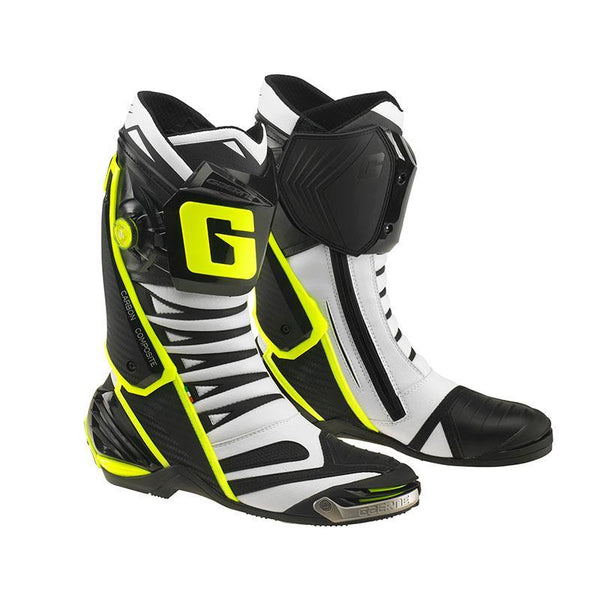Gaerne GP1 EVO White Black Yellow Boots Size EU 41