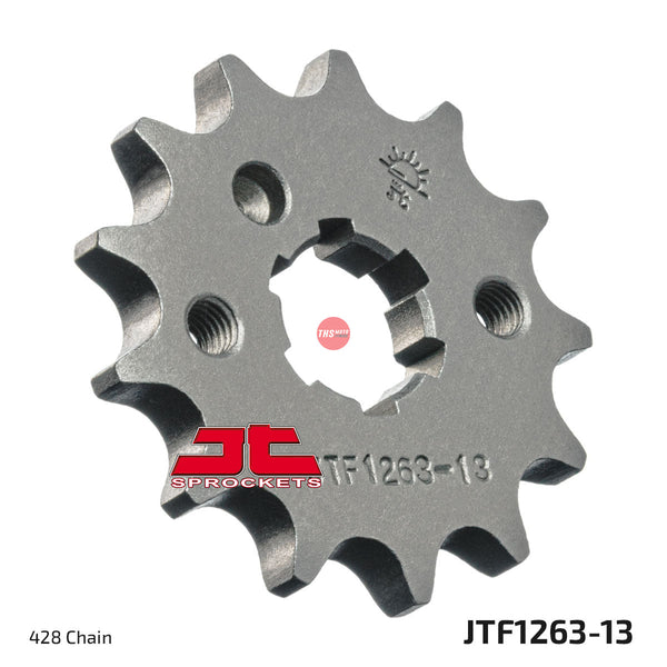 JT Steel 13 Tooth Front Motorcycle Sprocket JTF1263.13