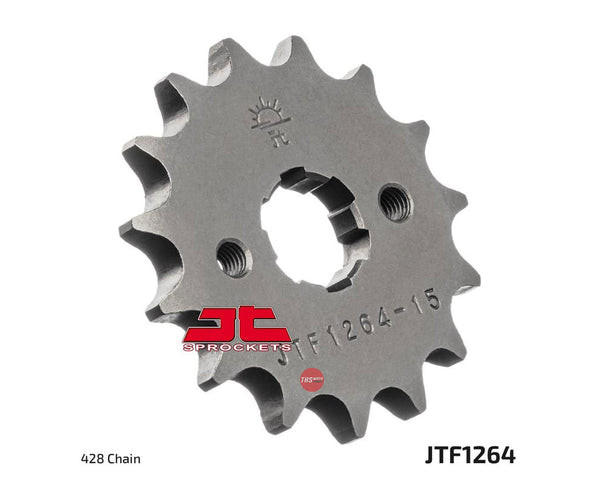 JT Steel 15 Tooth Front Motorcycle Sprocket JTF1264.15