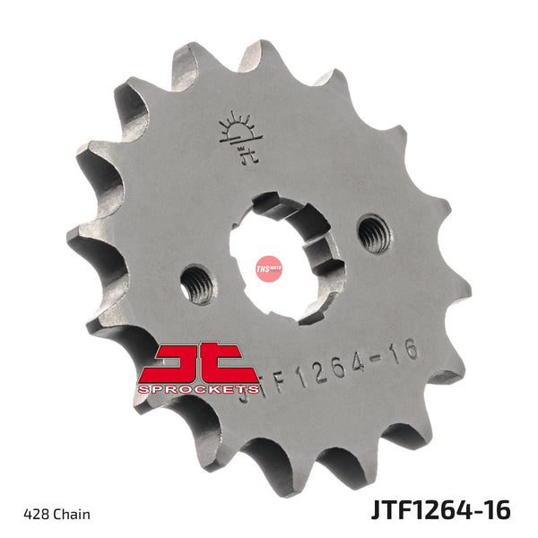 JT Steel 16 Tooth Front Motorcycle Sprocket JTF1264.16 428 Chain