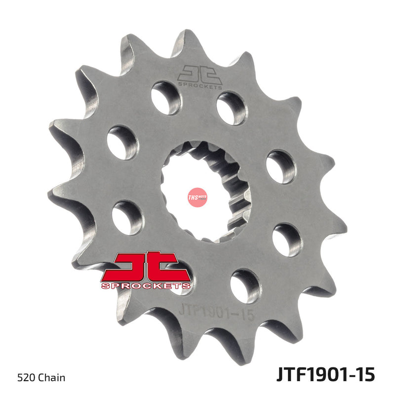 JT Steel 15 Tooth Front Motorcycle Sprocket JTF1901.15