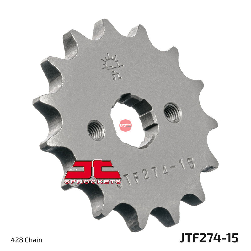 JT Steel 15 Tooth Front Motorcycle Sprocket JTF274.15