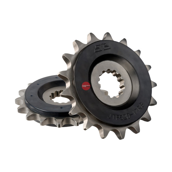 JT Steel Rubber Cushioned 17 Tooth Front Motorcycle Sprocket JTF520.17RB