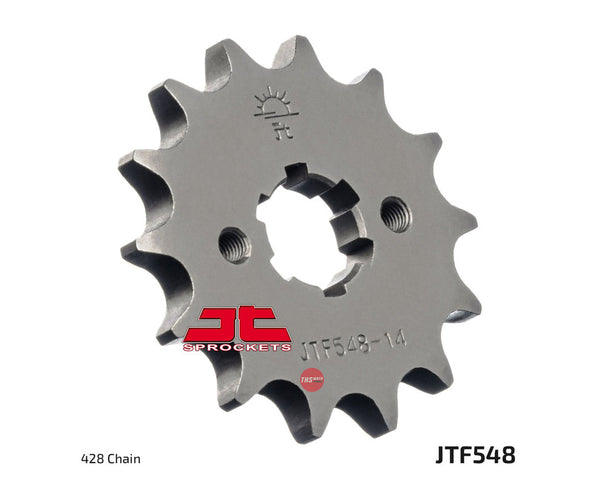 JT Steel 14 Tooth Front Motorcycle Sprocket JTF548.14