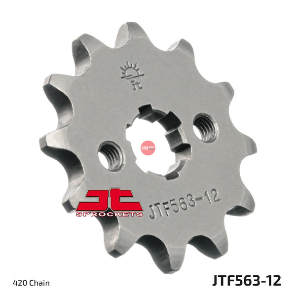 JT Steel 12 Tooth Front Motorcycle Sprocket JTF563.12