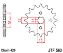 JT Sprockets Front OE Steel T13