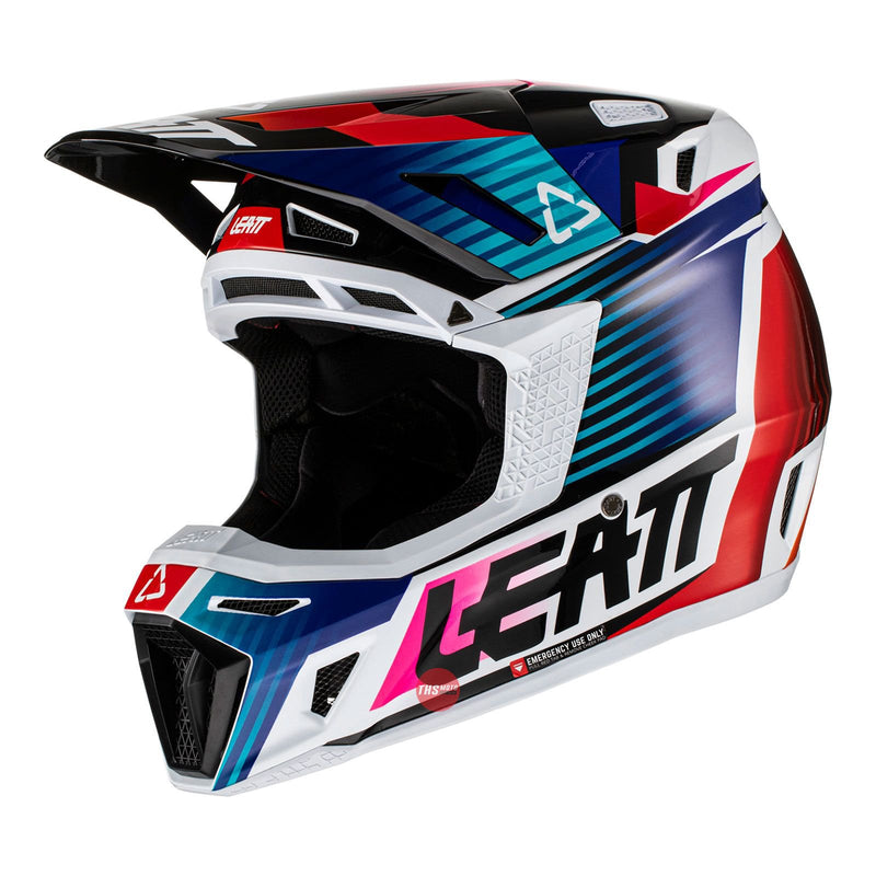Leatt 2022 Helmet Kit Moto 8.5 V22 Royal Medium 57-58cm